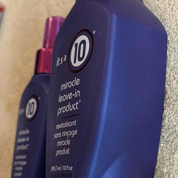 2 Bottles Brand New "It's a 10 Miracle Leave-In Hair Product" - Picture 6 of 6